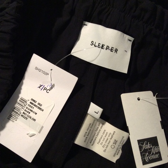 Sleeper Ostrich Trim Pajama Bottoms Size L - Picture 8 of 11